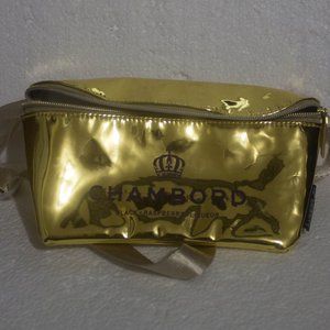 Fydelity Chambord Black raspberry Liqueur Gold Adjustable Fanny Pack